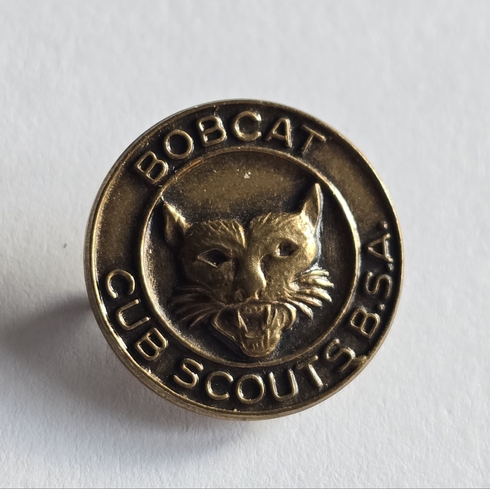 Vintage Bobcat Cub Scouts B.S.A. Boy Scouts Vintage Lapel Pin